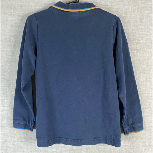 Scotch & Soda Boys Navy Blue Longsleeve Polo Size 4 - Picture 6 of 6